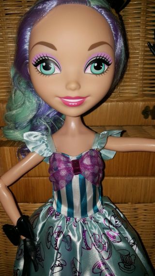 Ever After High Madeline Hatter Doll 28 Inches Tall Rare HTF Maddy My Size EUC 3