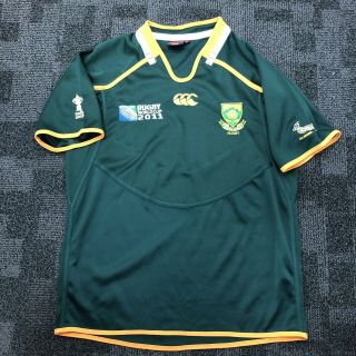 World Cup 2011 South Africa Rugby Union Player Shirt Medium M Springboks Rare