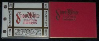 Walt Disney Snow White And The Seven Dwarfs Rare Limited Ed 1978