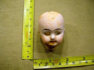 Excavated Vintage Painted Bisque Swivel Doll Head Age1910 Recknagel German 10278