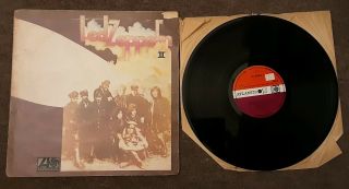 Led Zeppelin Ii (2) - Rare Uk Atlantic 12 " Vinyl Lp Gf Sleeve Red Plum