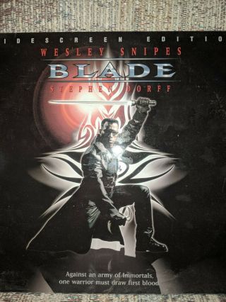 Blade Rare Laserdisc Movie Wesley Snipes Kris Kristofferson Stephen Dorff