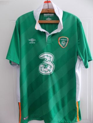 Ireland Umbro Xl Very Rare Home Football Soccer Shirt Jersey Retro Camiseta 2012