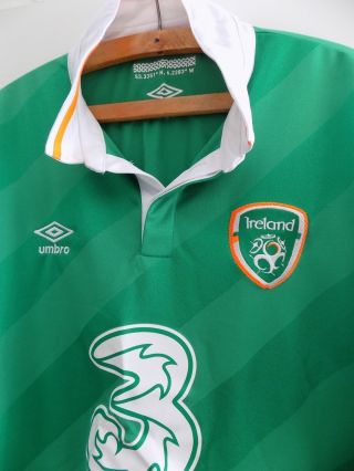 IRELAND UMBRO XL VERY RARE HOME Football Soccer Shirt Jersey Retro Camiseta 2012 3