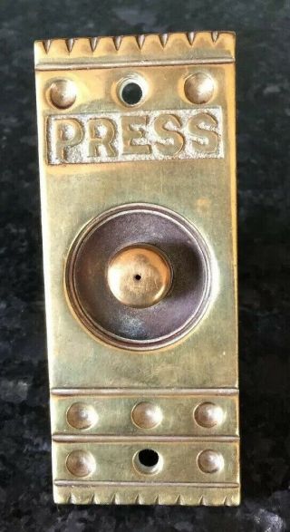 Quality Antique Brass Door Bell Push Button