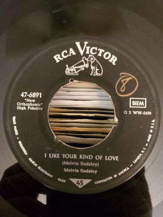 Melvin Endsley - Is It True/ I Like Your Kind Of Love RARE Rockabilly Germany 2