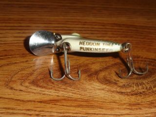 VINTAGE FISHING LURE HEDDON TINY PUNKINSEED SERIES 380 CRAPPIE SCALE C.  1955 - 78 3