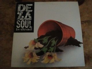 De La Soul Is Dead Vinyl Lp W/inner Orig Uk 1991 Big Life Rare Hip - Hop