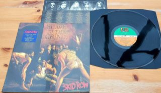 Skid Row Slave To The Grind Rare Uk 1991 Vinyl Lp Album Atlantic Wx423