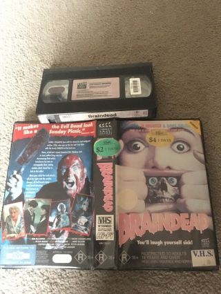 Braindead (1995) Rare (sleeve Release) Video Box Office R - Rated Horror Video