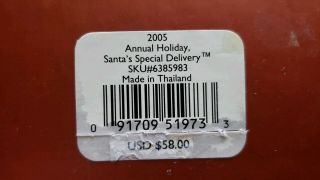 RARE Lenox 2005 Santa ' s Special Delivery Santa Sleigh Christmas Ornament Annual 2