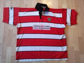 Caerphilly,  Wales Rugby Match Worn Player Rugby Shirt /jersey/maillot/ - Rare - Look