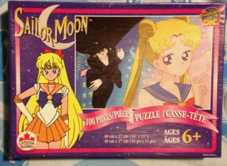 Sailor Moon Puzzle Complete 100 Piece Canadian Canada Games Tuxedo Mask Dic Rare