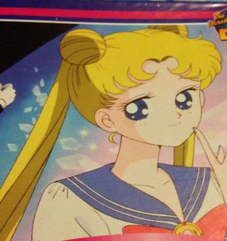 Sailor Moon Puzzle Complete 100 Piece Canadian Canada Games Tuxedo Mask DIC RARE 2
