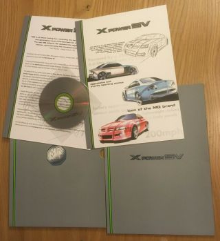 Rare Mg Xpower Sv / Sv - R Sports Car Sales Brochure