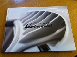 Rare Lamborghini Polo Storico Hardback 40 Page Brochure Book