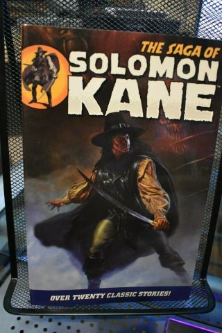 The Saga Of Solomon Kane Dark Horse Deluxe Tpb Rare Oop Roy Thomas Adams Byrne