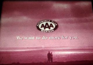16mm Tv Commercial: Aaa Auto Service 1960s Classic Vintage Network Ad - Rare
