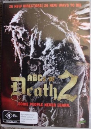ABC ' S OF DEATH 1 & 2 MOVIES 26 HORROR DIRECTORS 2 - DISC SET OOP RARE DELETED DVD 3