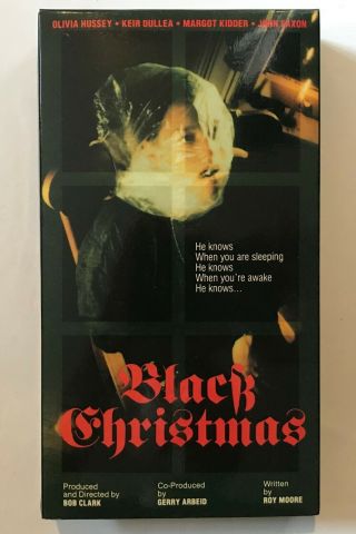 Black Christmas Vhs 1974 Malo Video Canadian Release Horror Slasher Ntsc Rare