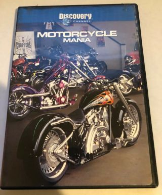 Motorcycle Mania Dvd Jesse James Discovery Channel 2001 Very Rare Oop