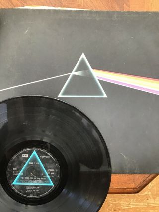 Rare Dark Side Of The Moon Pink Floyd Vinyl Lp Shvl 804 A5 1973 Emi