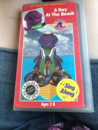 Very Rare Barney Tape - A Day At The Beach (vhs,  1989)