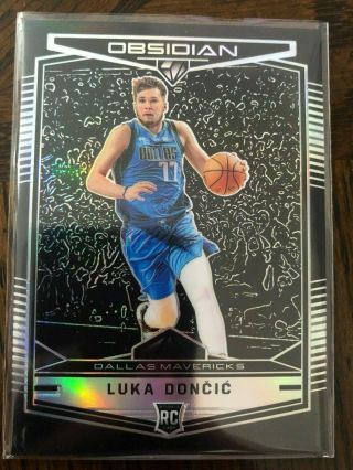 2018 - 19 Obsidian Luka Doncic Rookie Prizm Preview 571 Sp Very Rare Psa 10? Rc