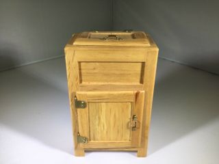 Dollhouse Miniature Icebox Made Exclusively For Handicraft Designs