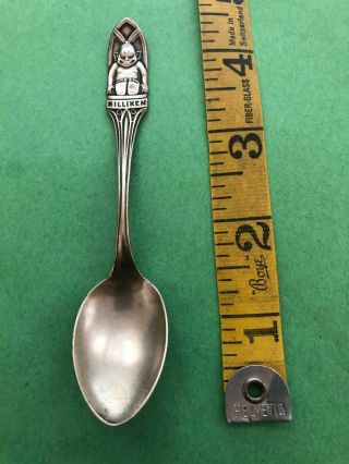 1915 Sterling Silver Spoon " The God Of Things As They Ought To Be " Billiken 9g