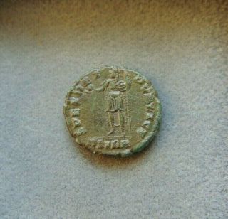Rare Very Fine Constantius Ii Follis Sirmium 16mm/2,  4gr