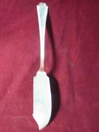 Sterling Durgin Fairfax Flat Handle Master Butter Knife 6 7/8 " No Mono & Mono N