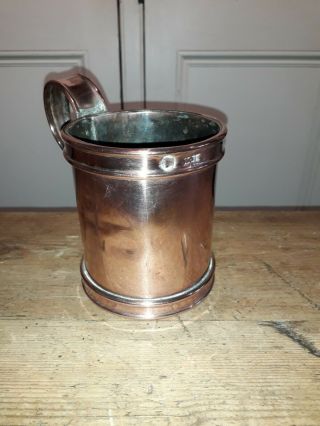 Antique Small Copper Tankard