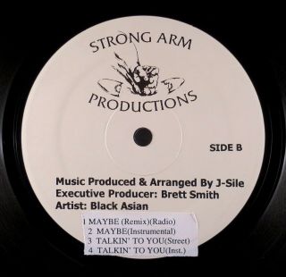 Strong Arm Productions - S/t Ep Rare Indie Rap Promo Lord V.  I.  Ex,  Hear