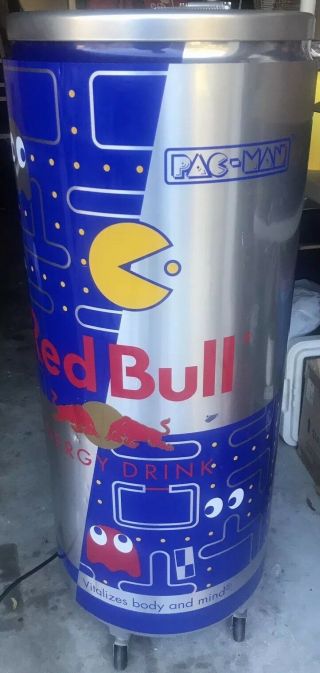 Red Bull Pac - Man Can Eco - Cooler V2 Recharge Rb - Ccv2 Limited Edition Skin Rare