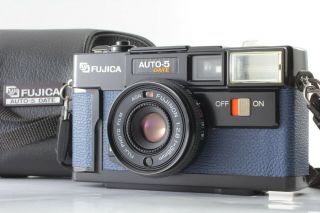 Rare Blue Color【mint】fujica Auto - 5 Date 38mm F2.  8 Film Camera From Japan 815
