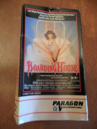 Boardinghouse Vhs Rare Horror Cult Paragon Video Boarding House 1983 Empty Box