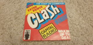 Rare Vinyl Single The Clash The Cost Of Living Ep I Fought The Law G/f 1977