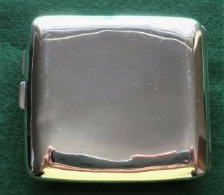 Antiques Silver Cigarette Case - Chester 1910 - E.  J.  Trevitt & Sons (104g)