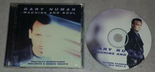 Gary Numan - Machine,  Soul - Rare Usa 16 Track Remastered Cd & Bonus Tracks