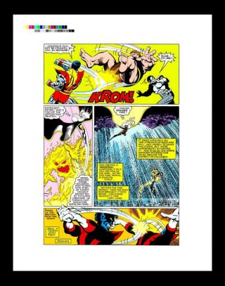 John Byrne X - Men 142 Rare Production Art Pg 15