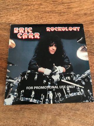 Eric Carr Rockology Promo Cd Kiss Rare.  (b1)