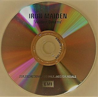 IRON MAIDEN - WILDEST DREAM - U.  K.  1 - TRACK PROMO CD - VERY RARE PRIEST SAXON 3