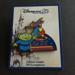 Dlp Disney 25th Anniversary Little Green Men Rare Hard To Find Le 700 Pin 121806