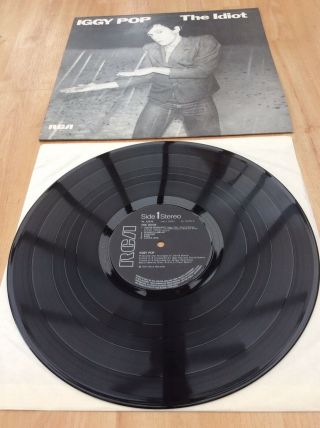 Iggy Pop - The Idiot - Rare Ex,  A1/b1 Vinyl Lp Record - David Bowie