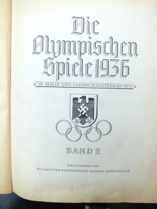 The Olympic Games 1936,  Berlin.  Official Record,  Many Photographs.  Very Rare