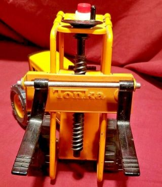 Vintage Tonka Lift Truck Mighty Rare Construction Fork Lift Steel Toy Metal 3