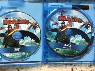 How To Train Your Dragon RARE 3D Blu - ray DVD 5 Disc Set slipcovers TONS 3