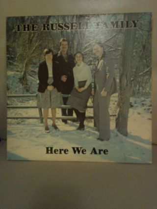 The Russell Family - Here We Are Rare Private Press Lp