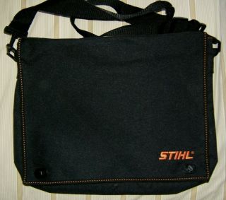 Stihl Chainsaws Nylon Laptop Briefcase Dealer Saleman Case Rare Nr Nylon